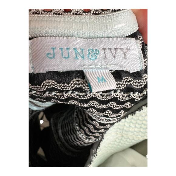 June & Ivy Strapless Bandage Fit & Flare Dress Mint Green Women M Cocktail Party - Picture 10 of 11